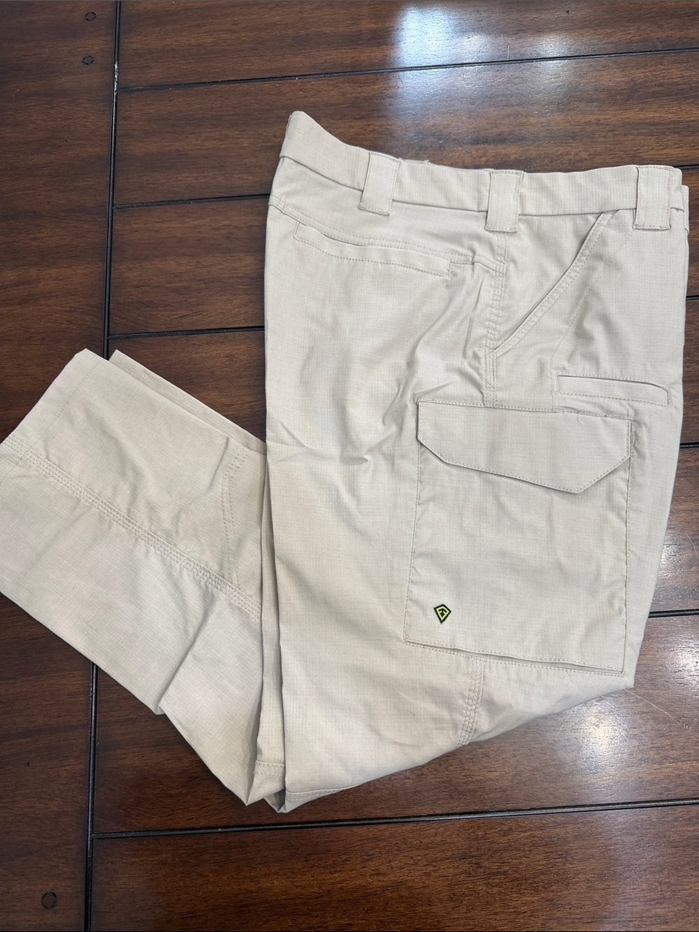 First Tactical Light Beige Men's Cargo Pants with Flap Pocket